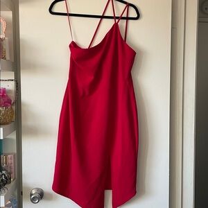 SUGARLIPS one shoulder double strap dress Medium